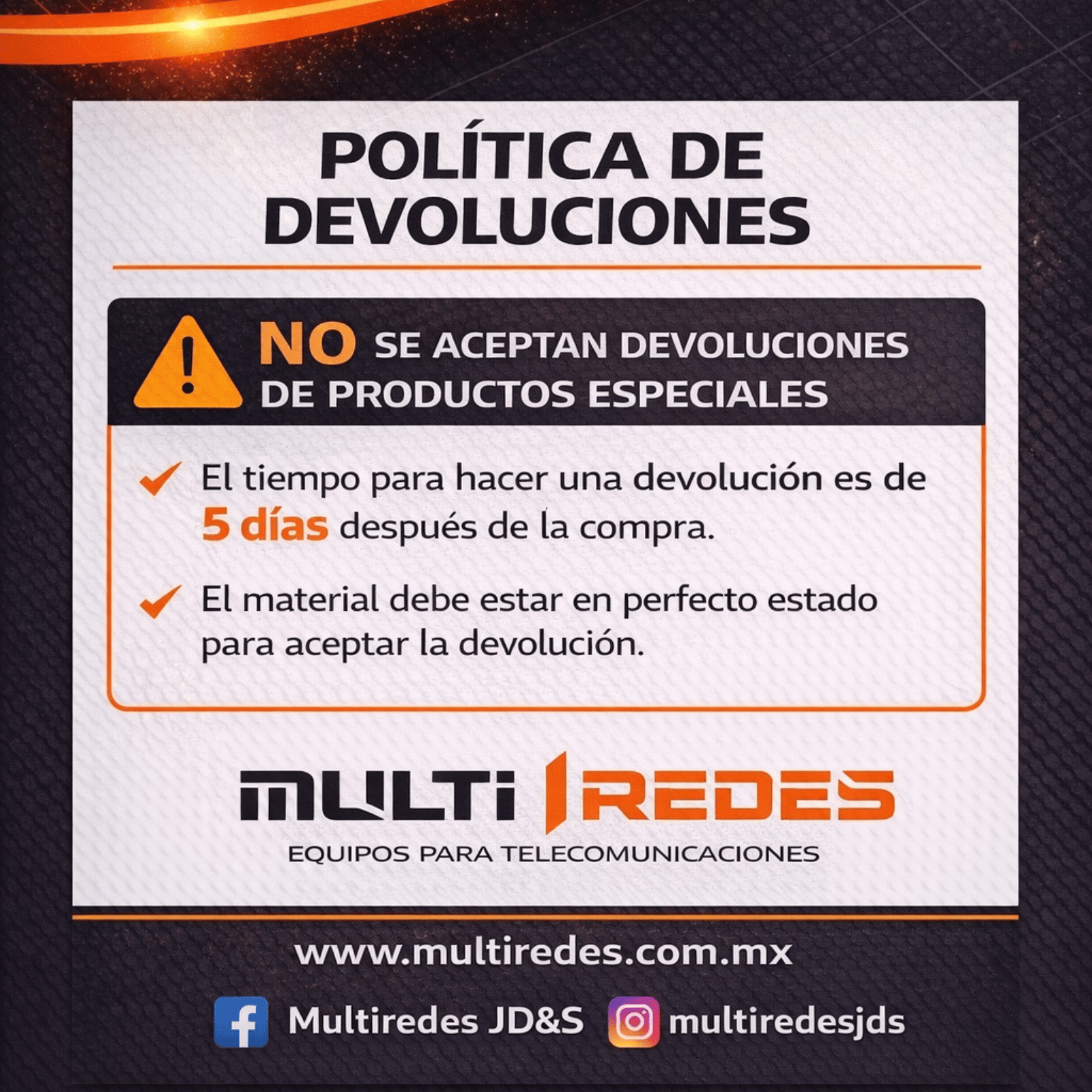 Politica devoluciones